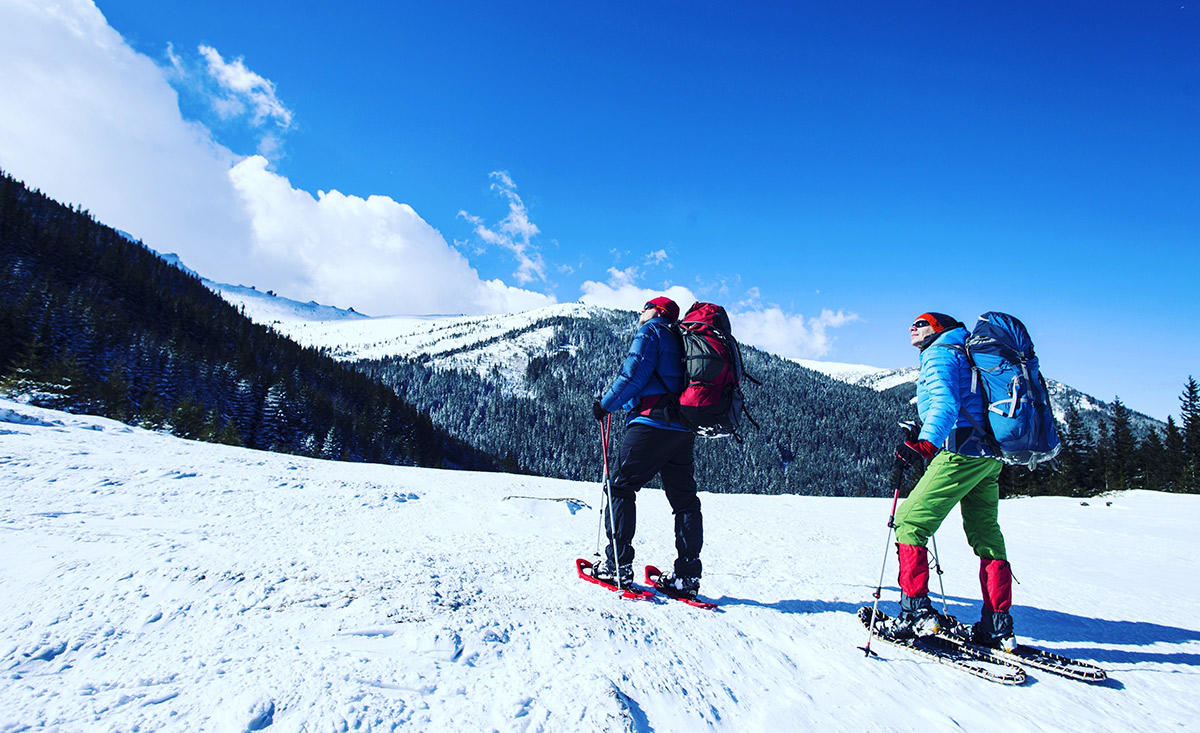 Wandern mit Schneeschuhen